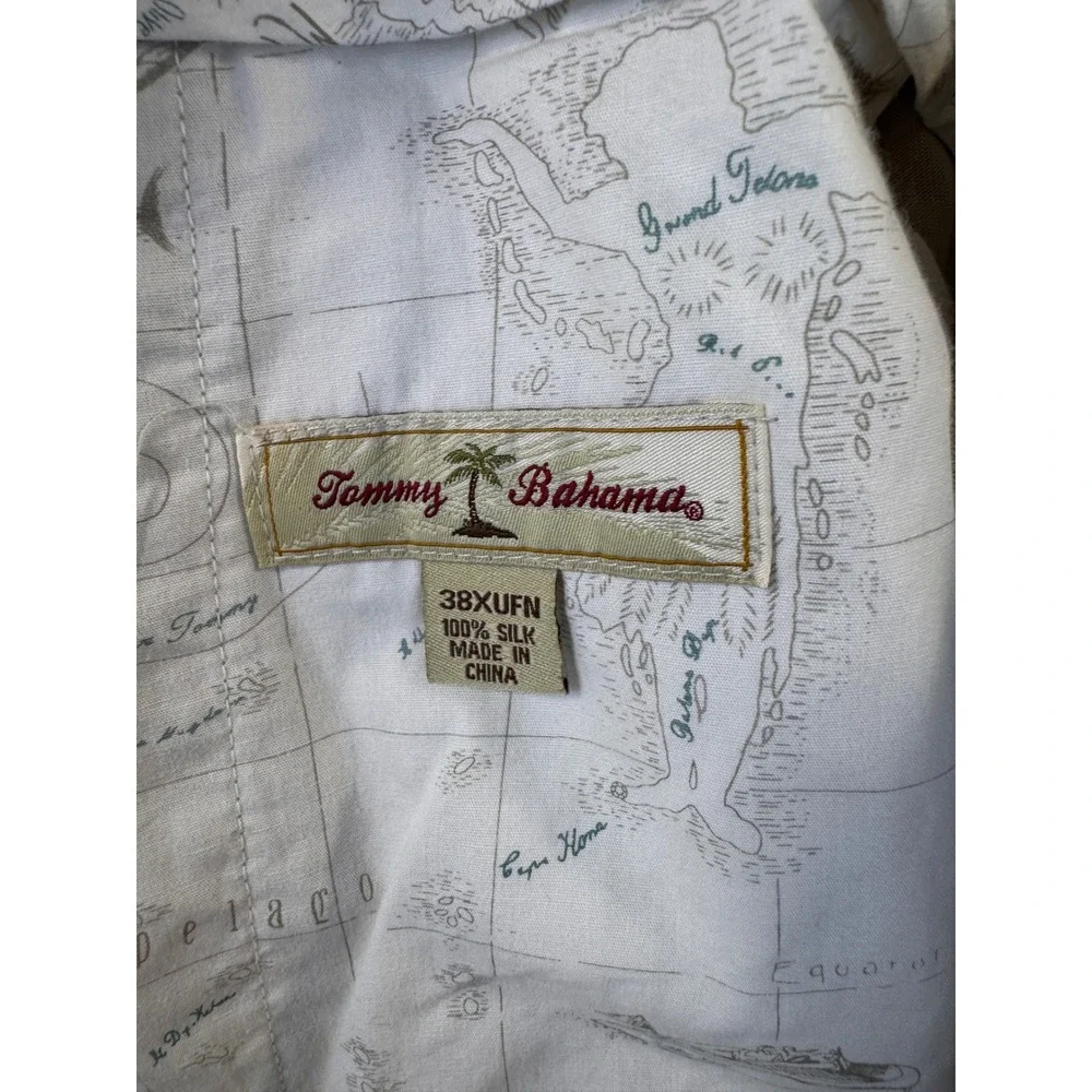 Tommy Bahama Mens 38 Silk Pleated Dress Pants Beige Tan Luxury Trousers